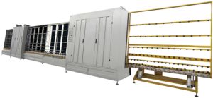 LINIE SPALARE SI ASAMBLARE   AUTOMATA CU PRESA PNEUMATICA